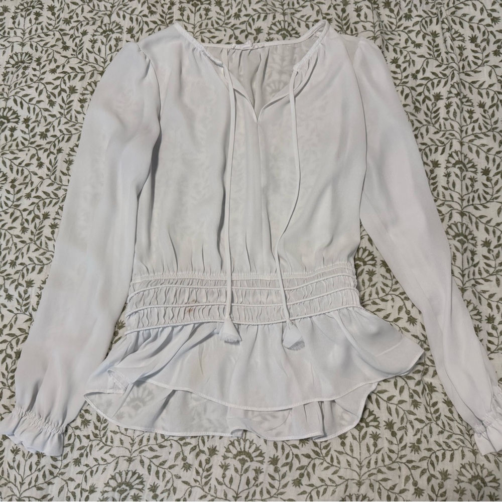 Socialite Light Gray Blouse